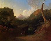 乔治 迦勒宾 宾汉姆 : Deer in a Stormy Landscape